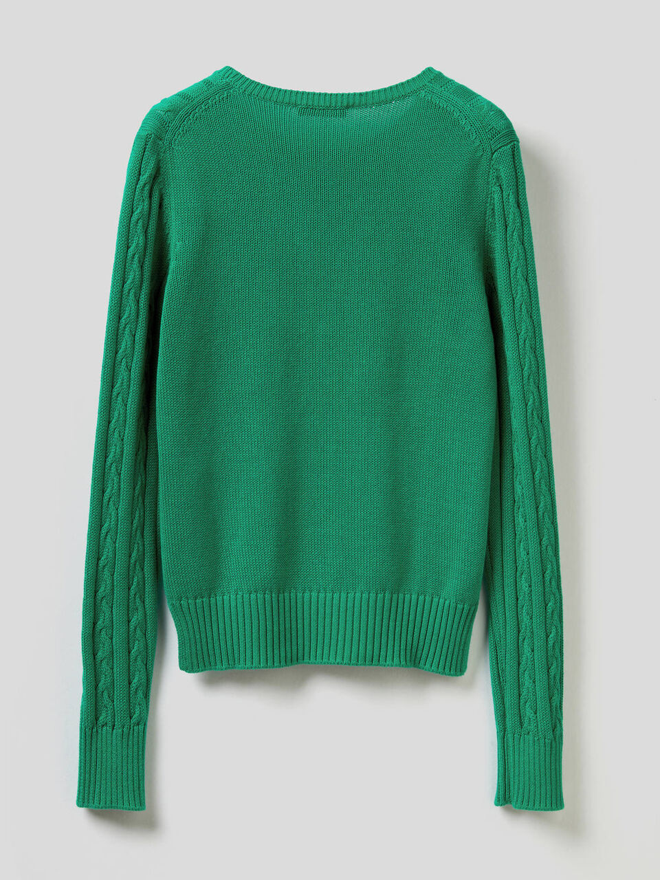 Jersey de algodón con labrado de ochos image number null