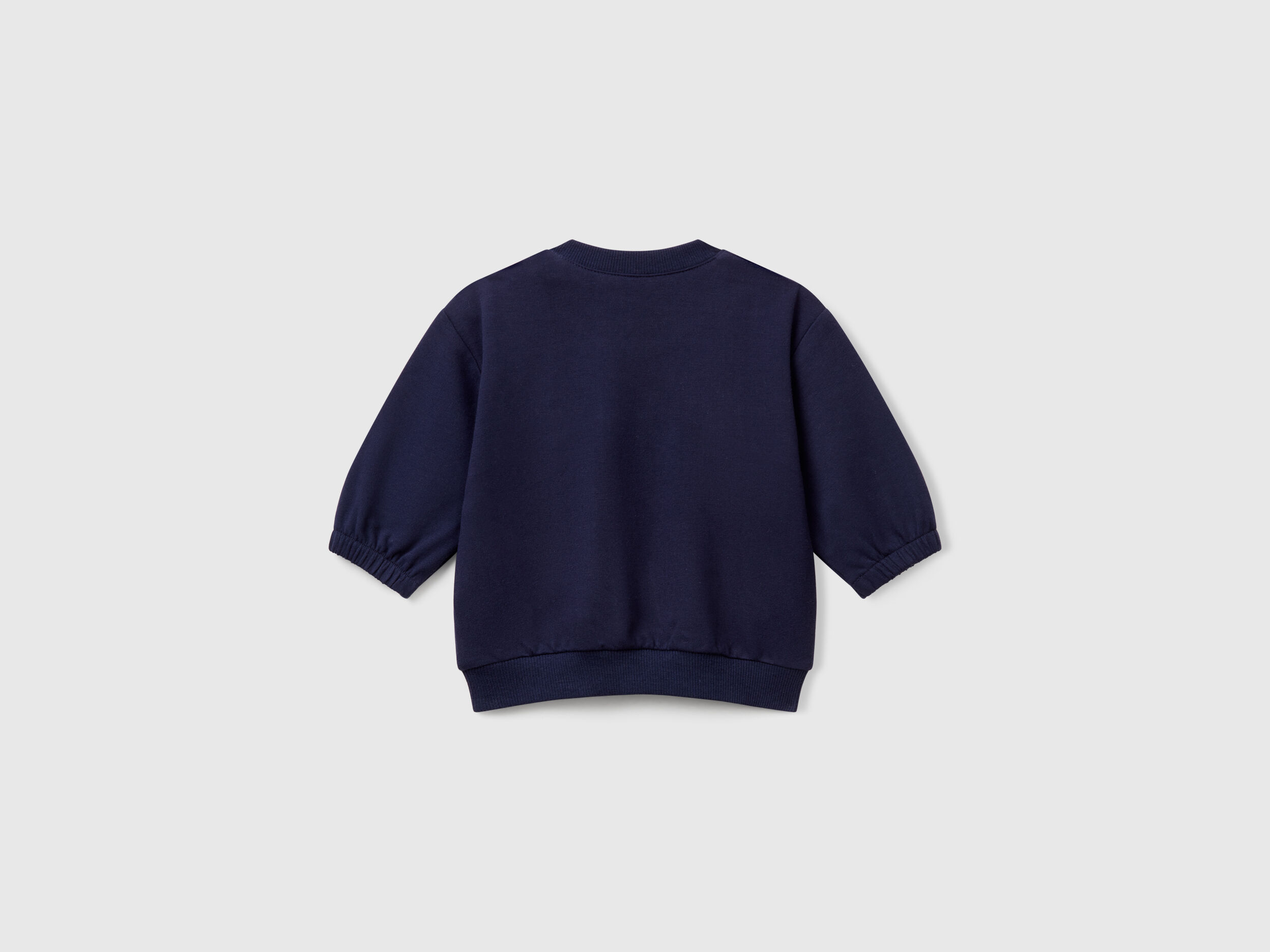 【CPGN STUDIO】23SS★ SWEET DREAM Embroidered Short Sleeve T Sweatshirt with embroidery and patches - Dark Blue | Benetton