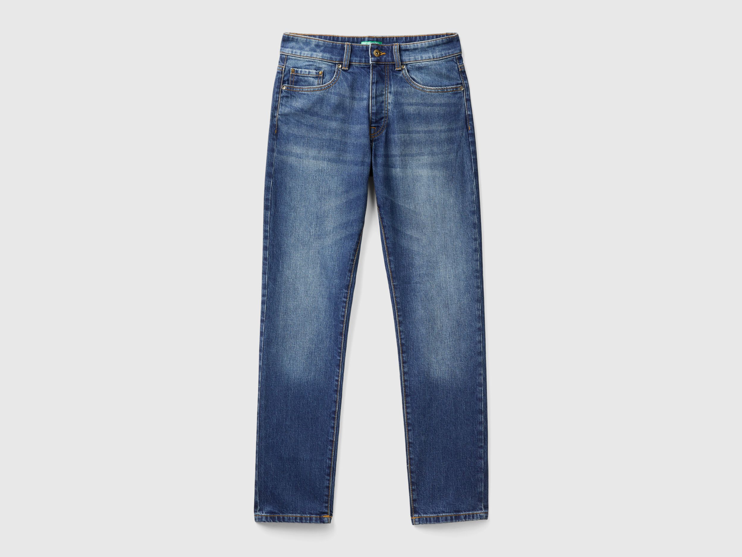Five pocket slim fit jeans Blue Benetton