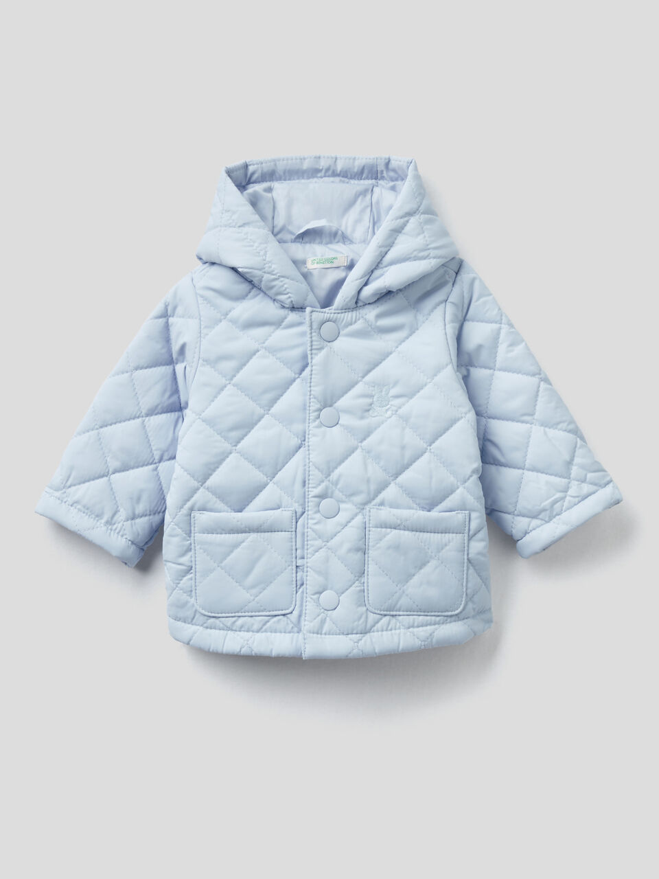 Quilted jacket with hood image number 1