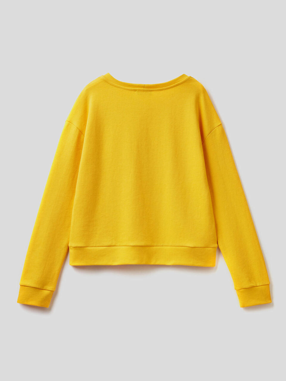 Sudadera lisa de algodón mixto image number 2