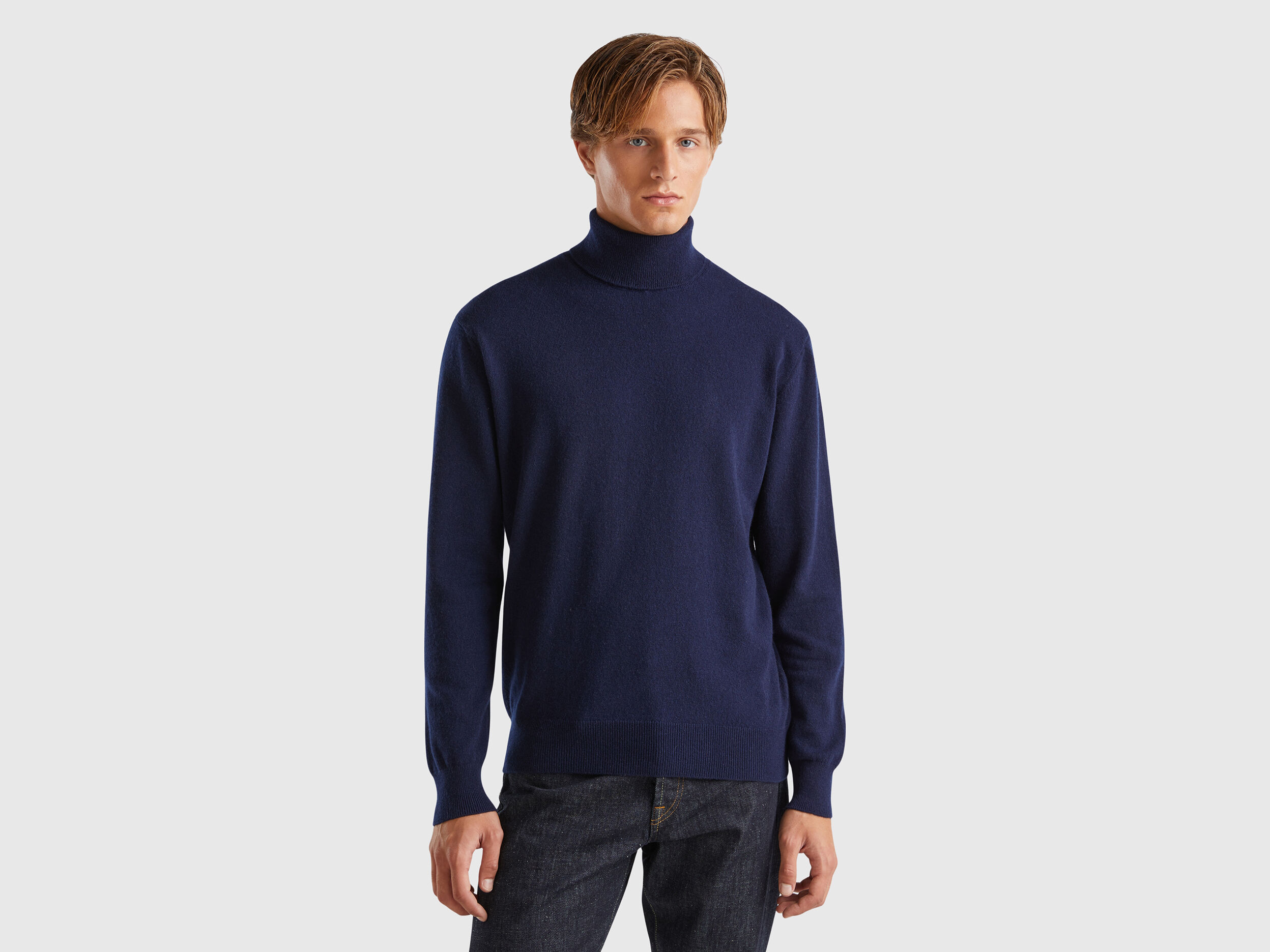 Men s High Neck Sweaters New Collection 2024 Benetton
