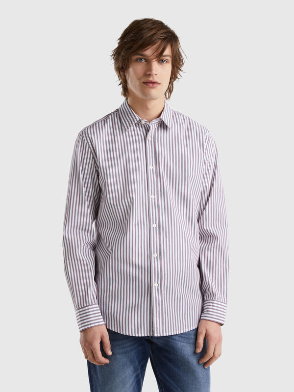 100% organic cotton patterned shirt Men