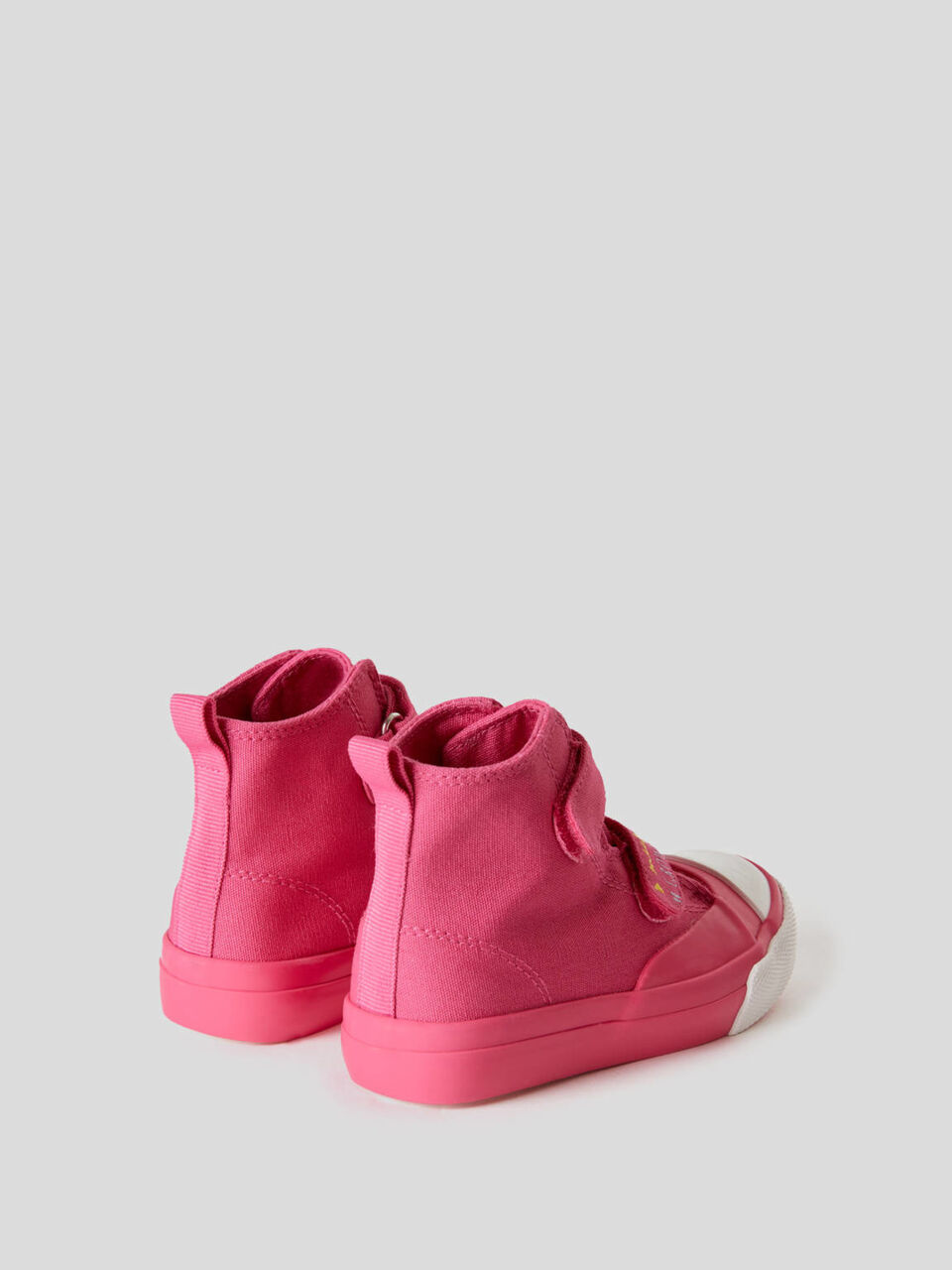 Sneakers altas con cierre de velcro image number 2