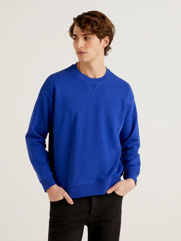100% cotton pullover sweatshirt Men