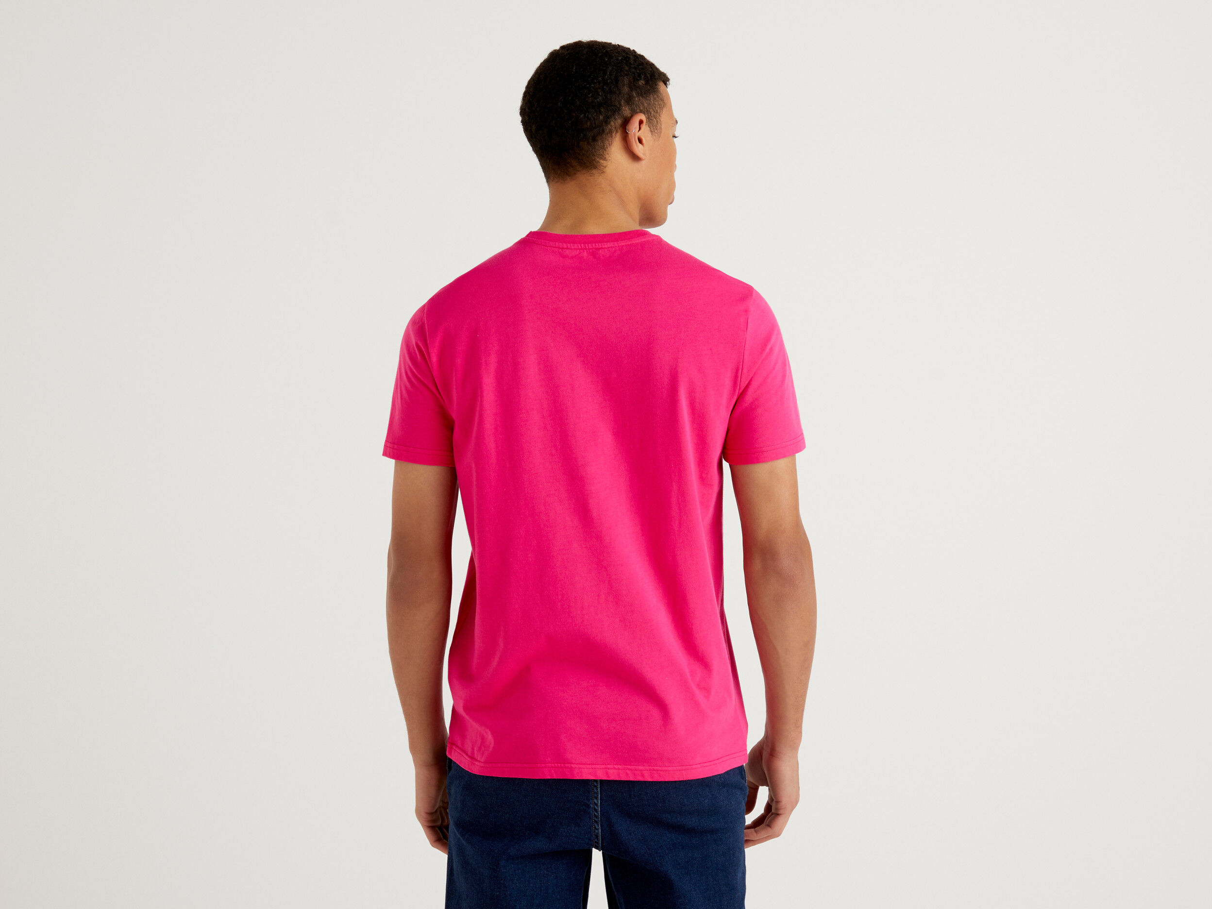Camiseta rosa fucsia outlet
