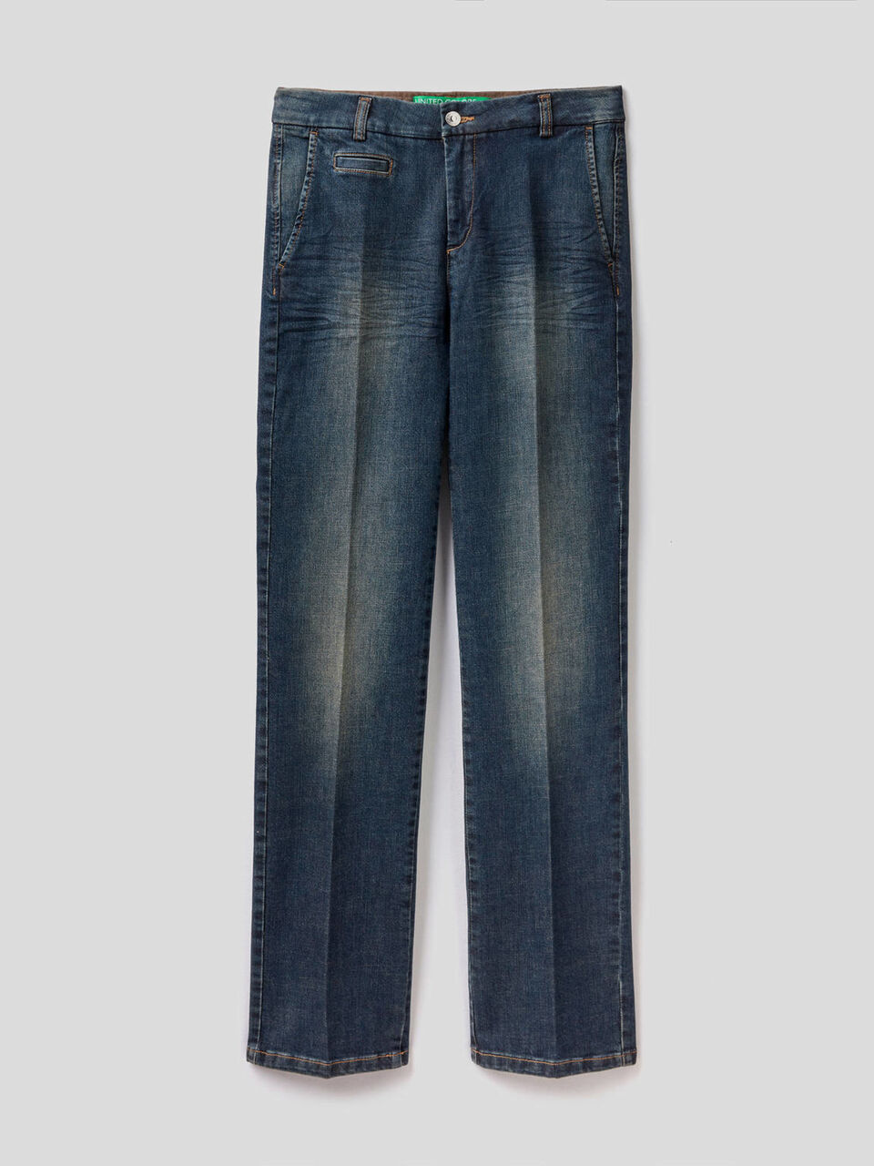 Stretch denim chinos image number null