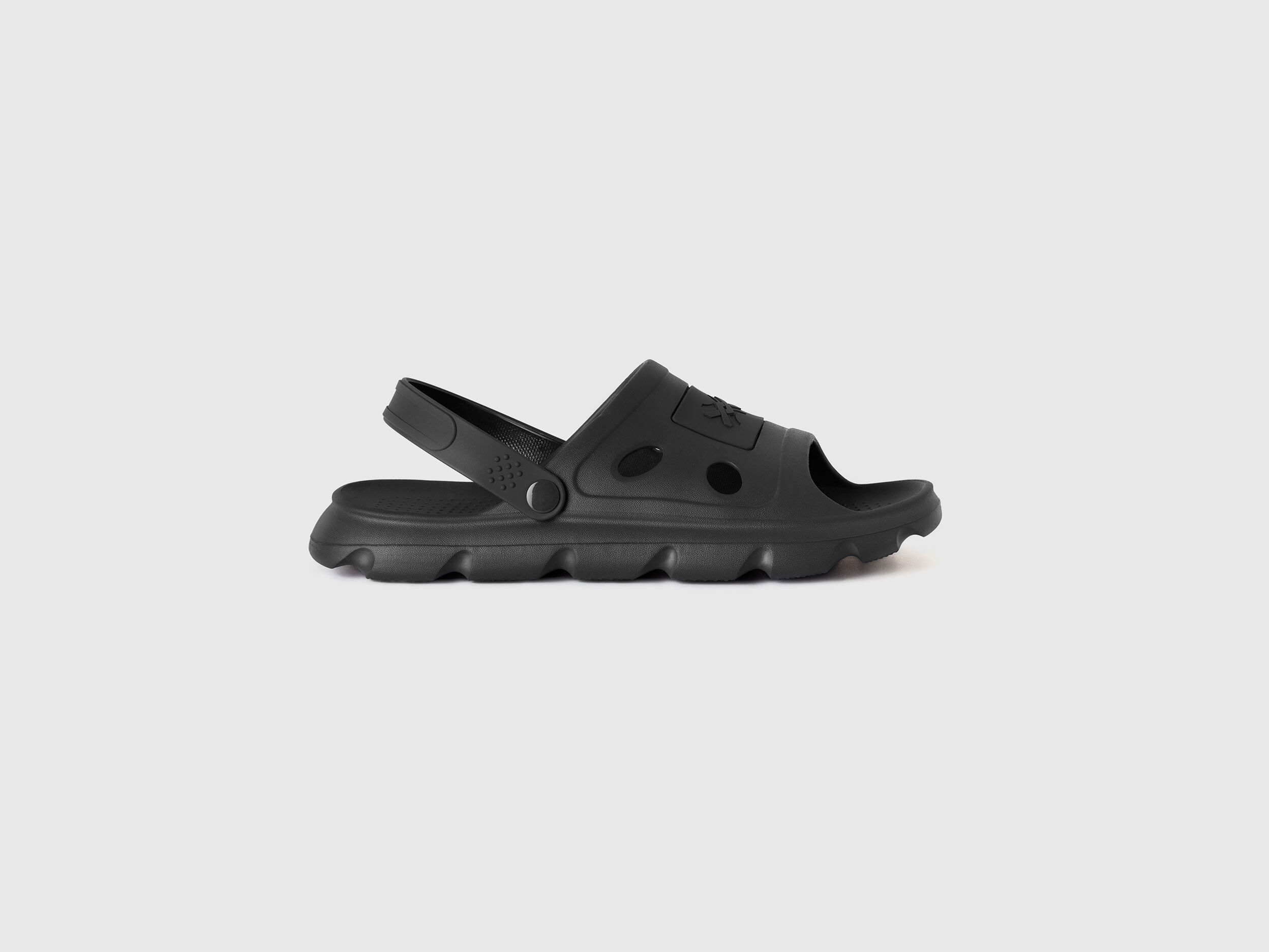 Wolky Liana Smooth Leather Black Sandal (Women's)