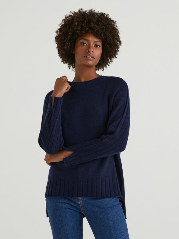 J.Crew: Ribbed Crewneck Sweater For Women