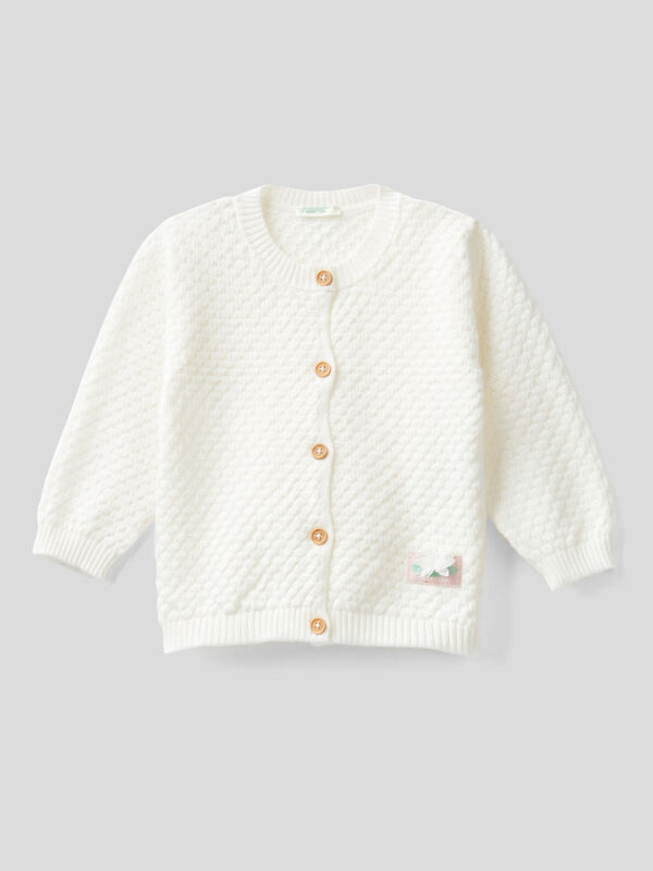100% cotton knit cardigan New Born (0-18 months)