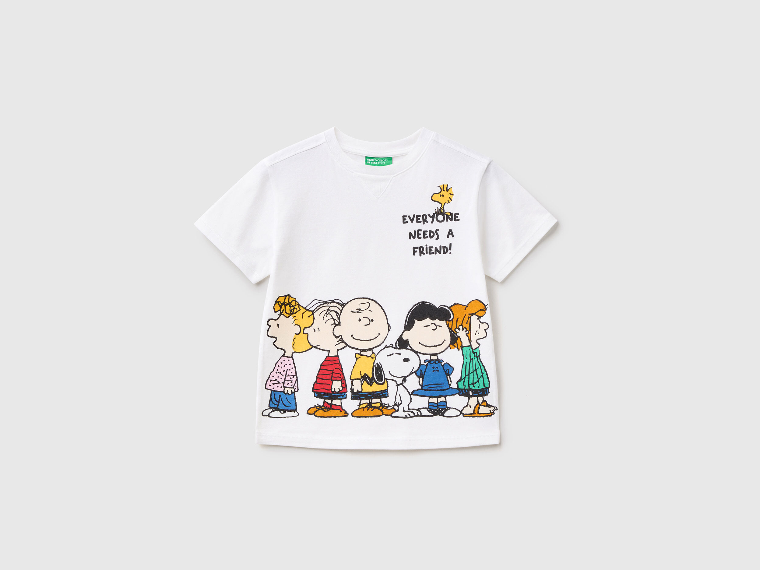 Short sleeve Peanuts t shirt White Benetton