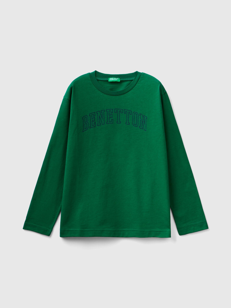 WE Fashion GEMÊLEERDE - Camiseta de manga larga - green/verde oliva  jaspeado 