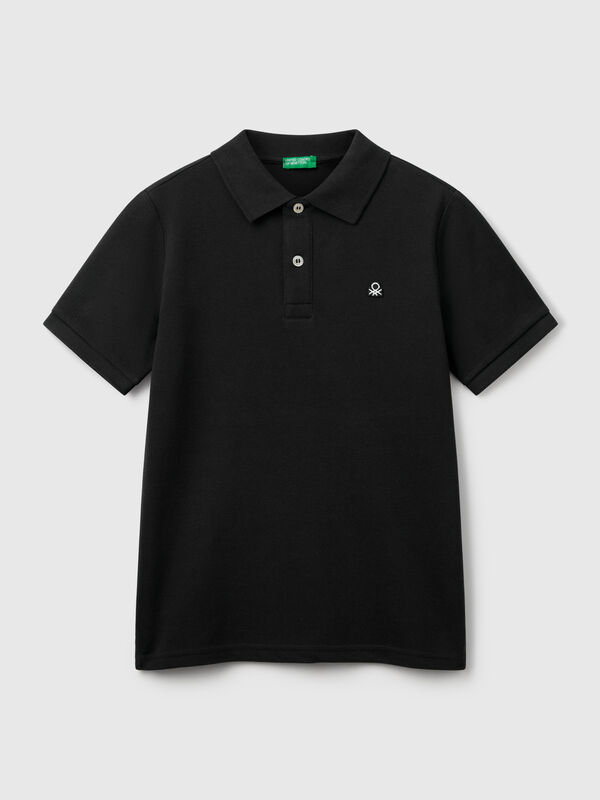 Polo slim fit de puro algodón Niño