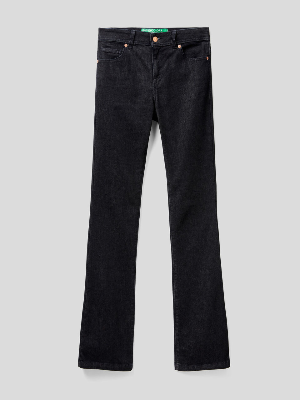 Stretch flared jeans Women image number 1