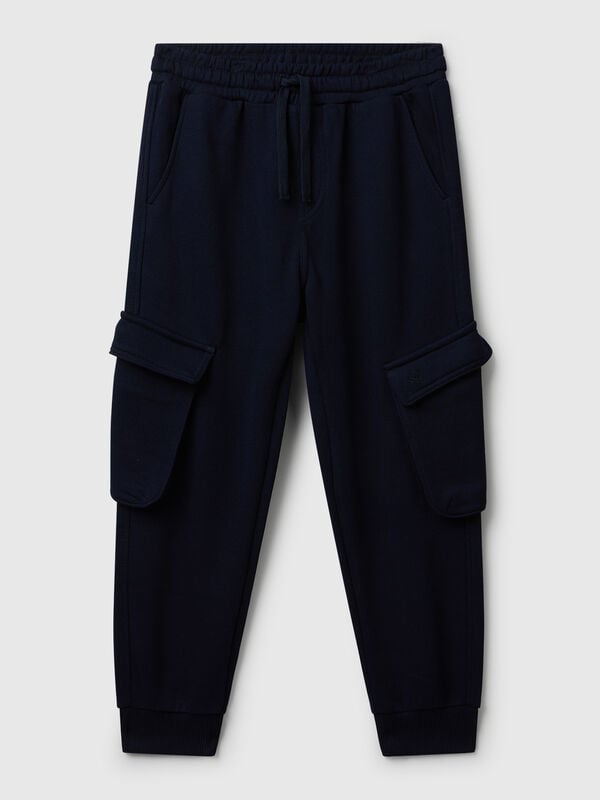 Pantalones deportivos cargo de polar Niño