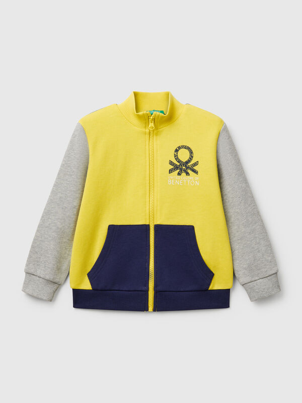 Sudadera de algodón con cremallera Niño