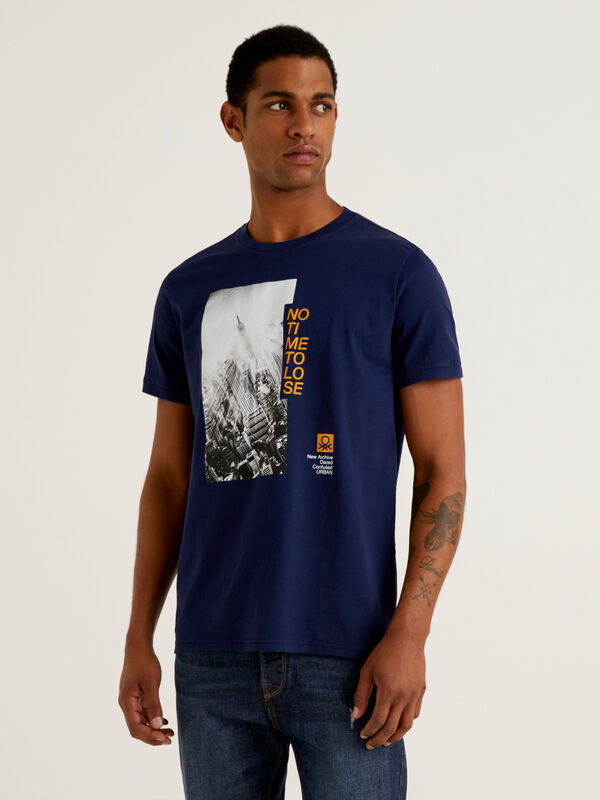 T-shirt with photographic print Men
