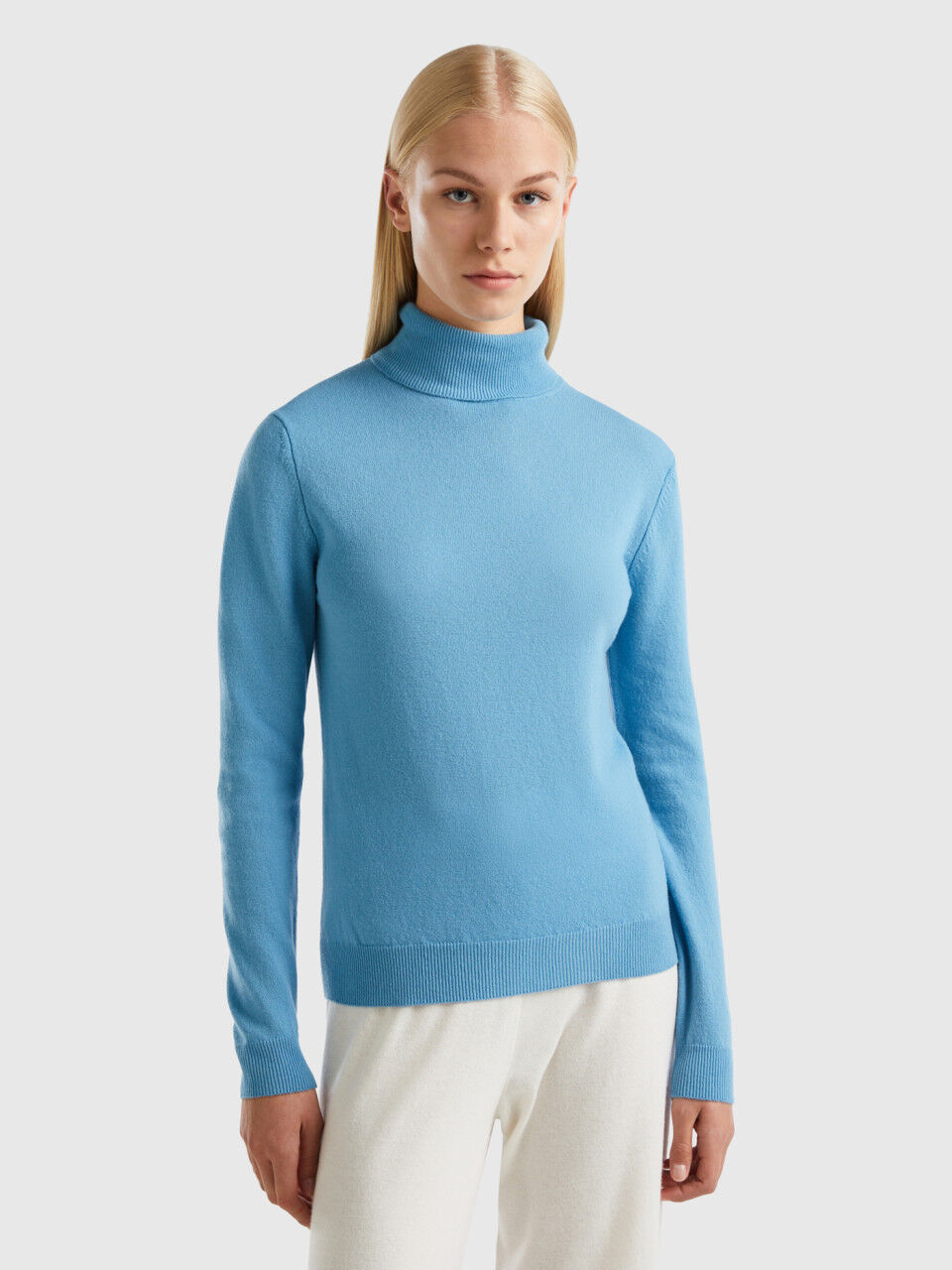 Benetton merino top wool sweater