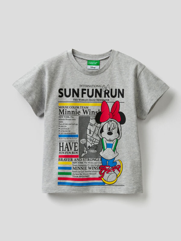 Camiseta con estampado de Minnie Niña