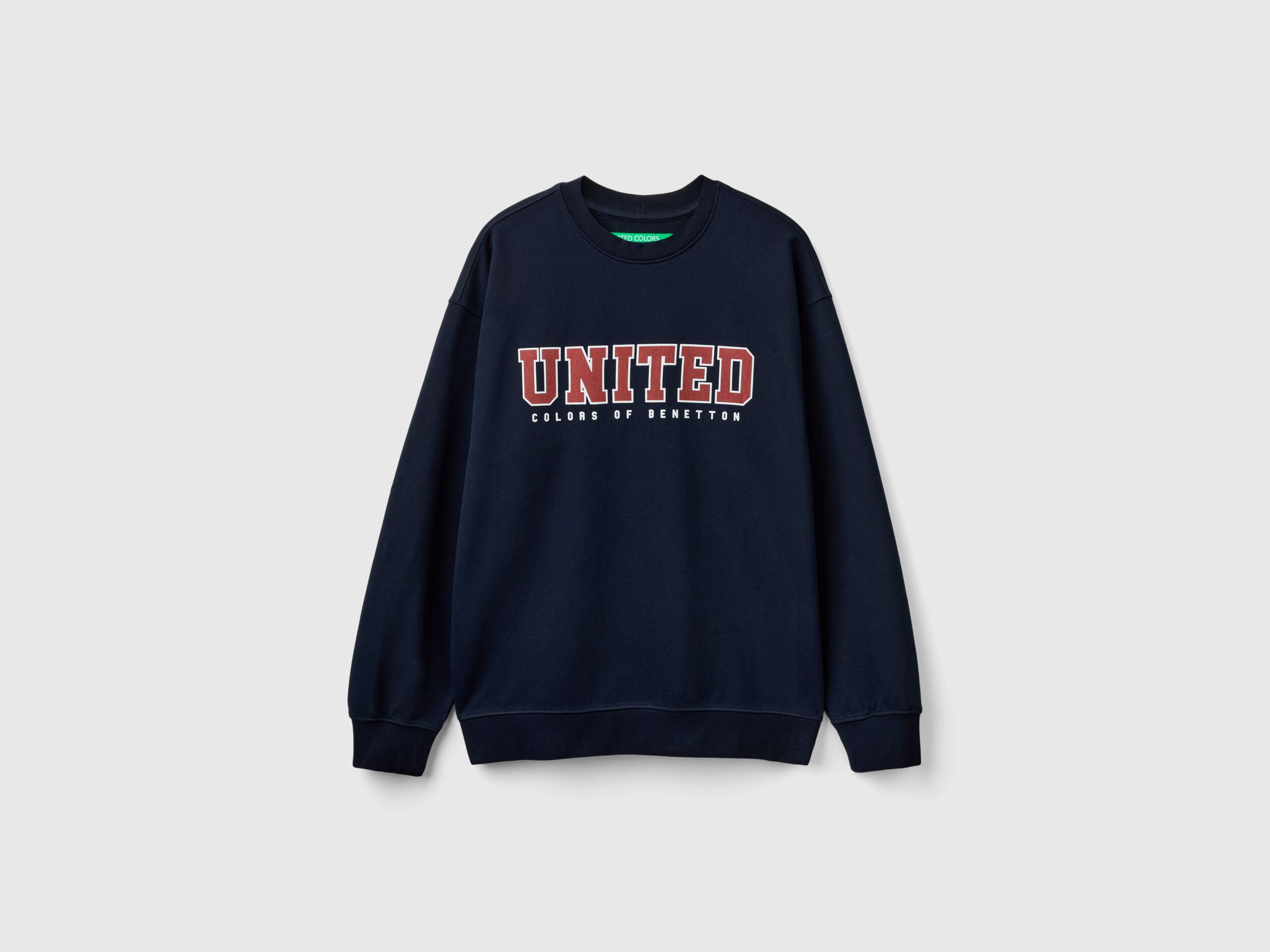 Benetton logo sweatshirt outlet