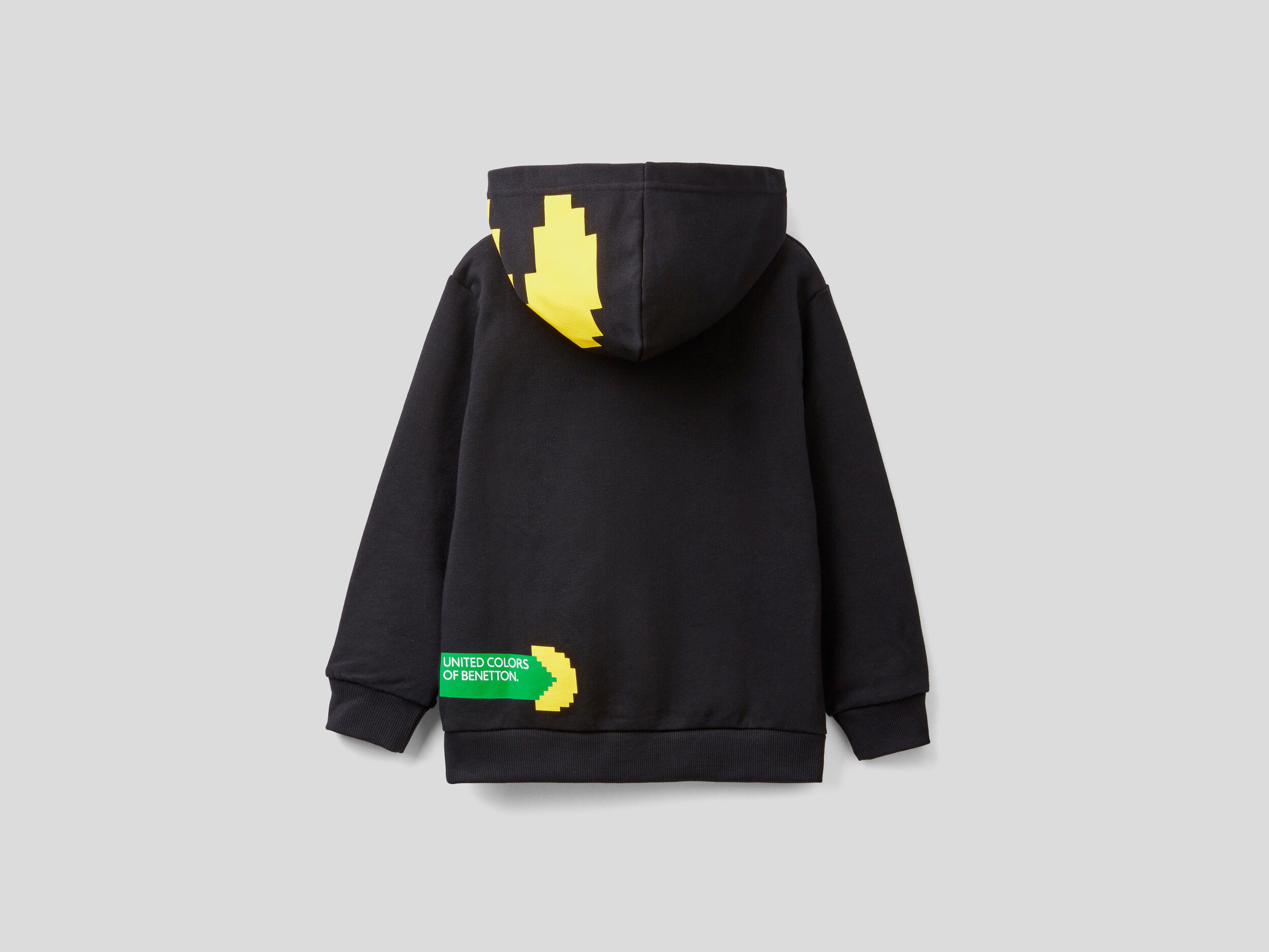 Pac man online hoodie yellow