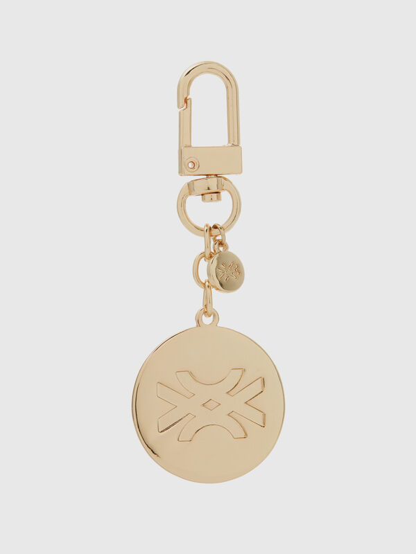 Gold keychain with pendant Women