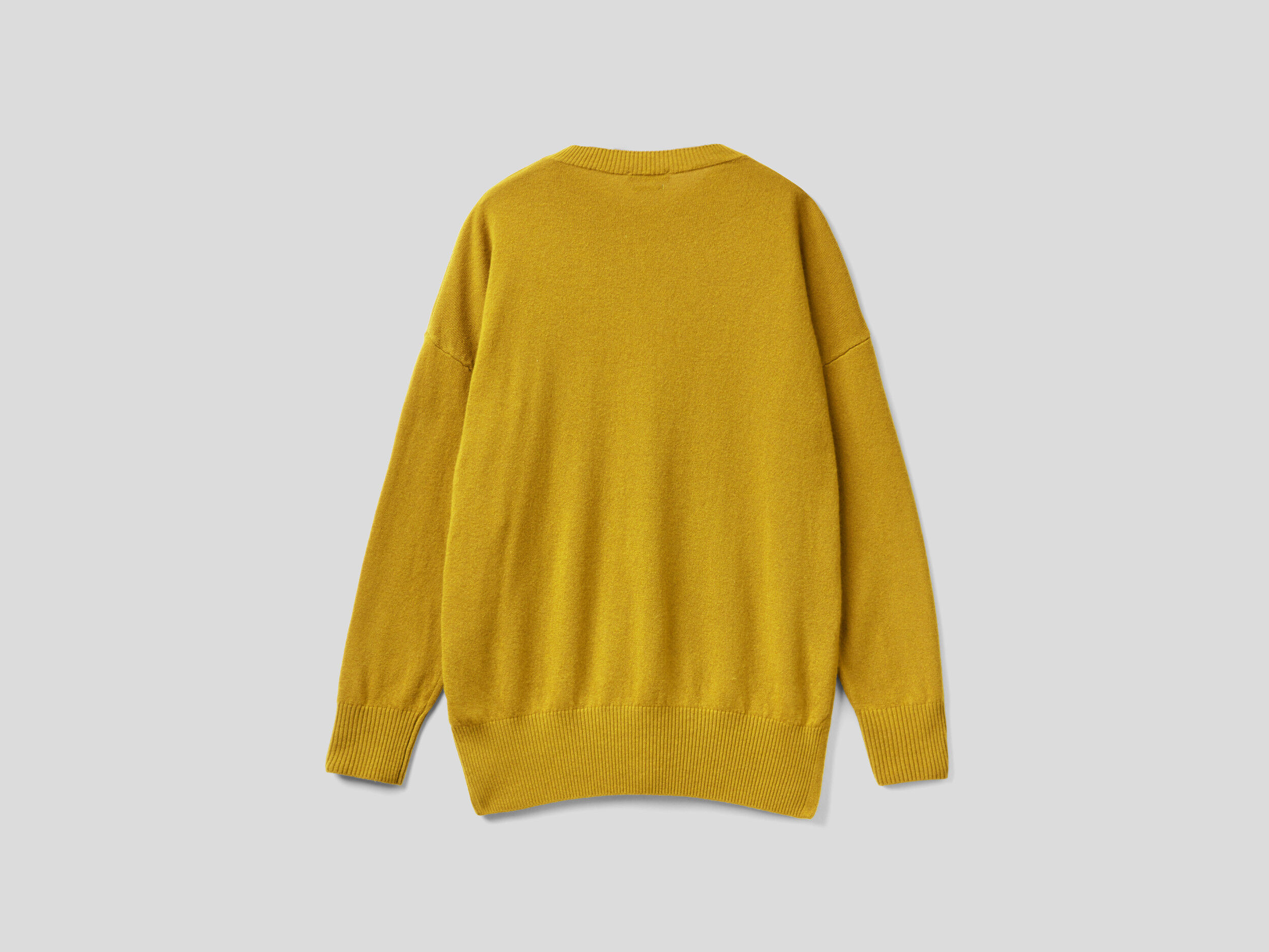 Oversized top mustard sweater
