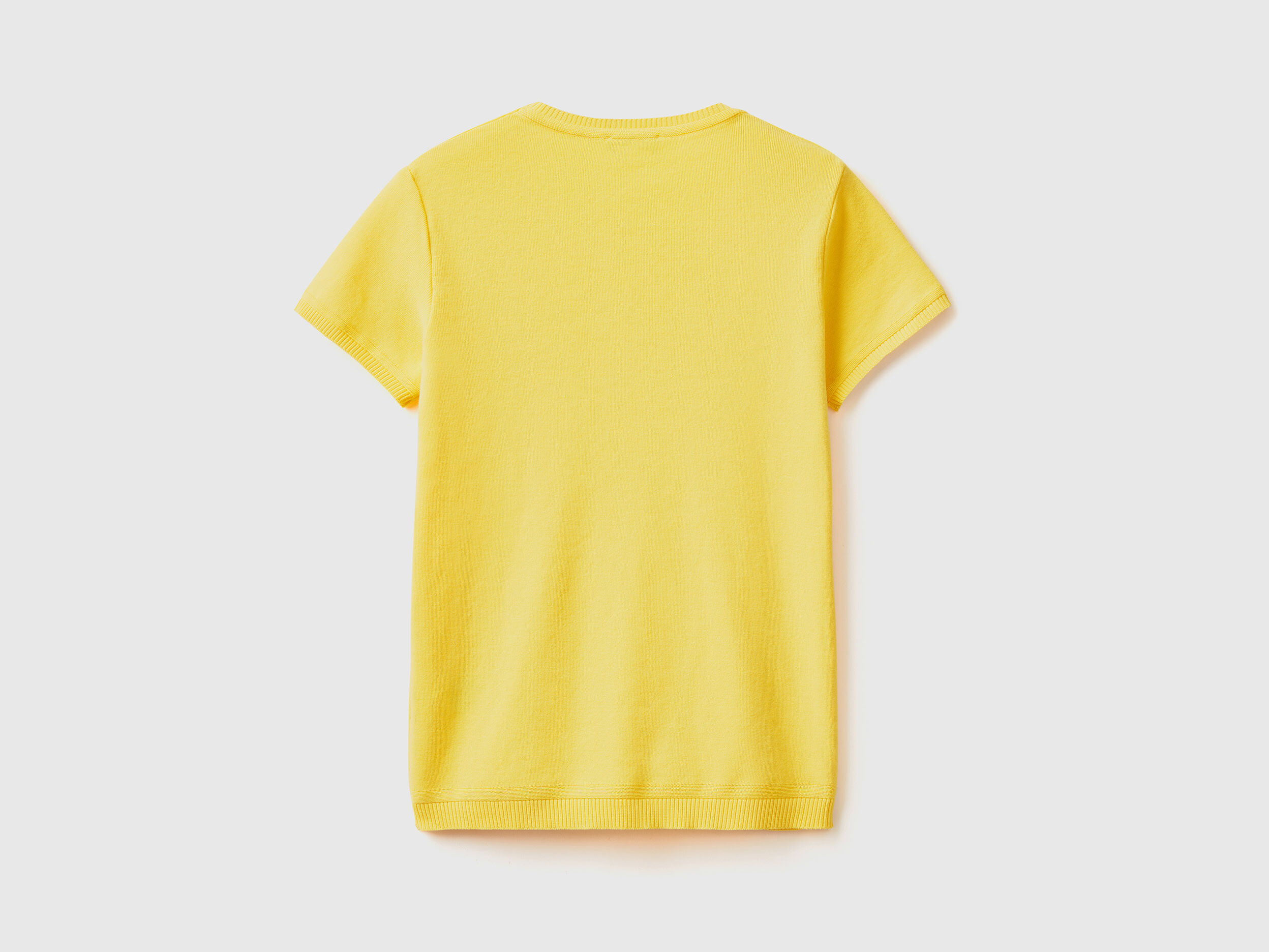 Gold short hot sale sleeve sweater