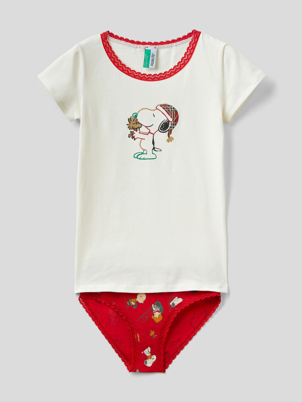 Peanuts t-shirt and underwear set image number 1