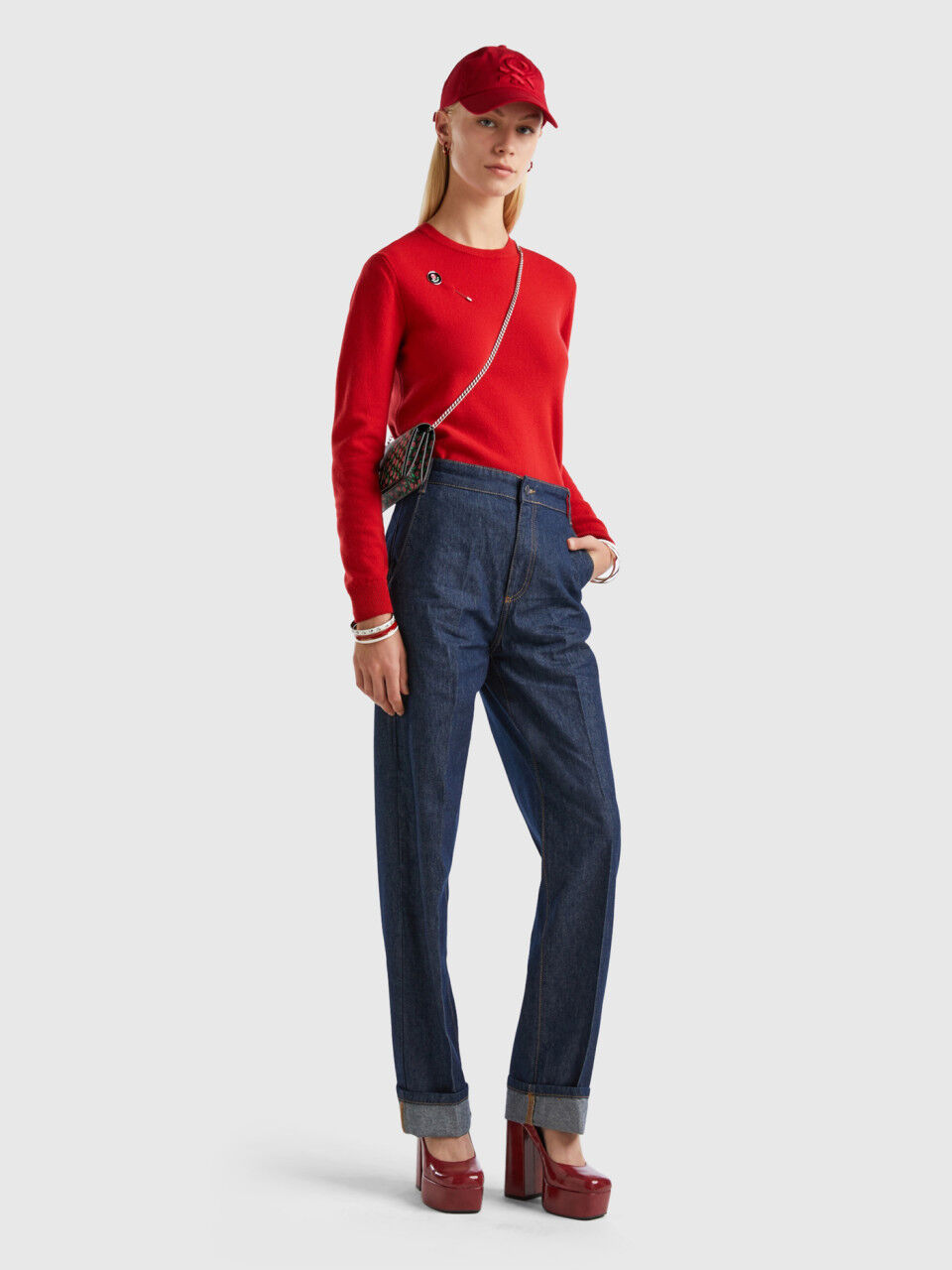 Jeans palazzo outlet benetton