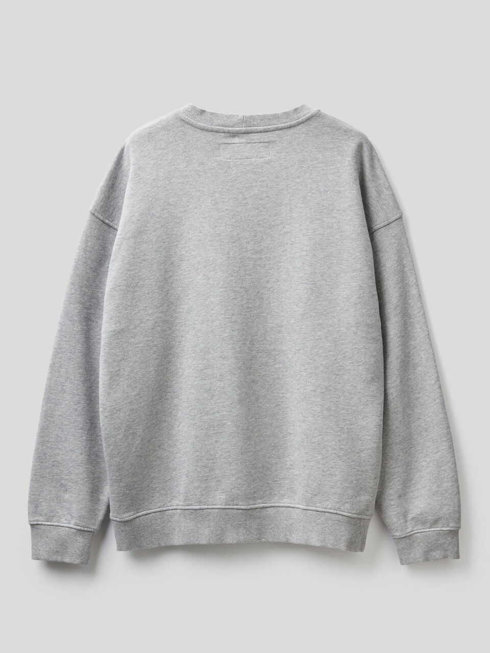 Sweatshirt in cotton with clashing band image number 2