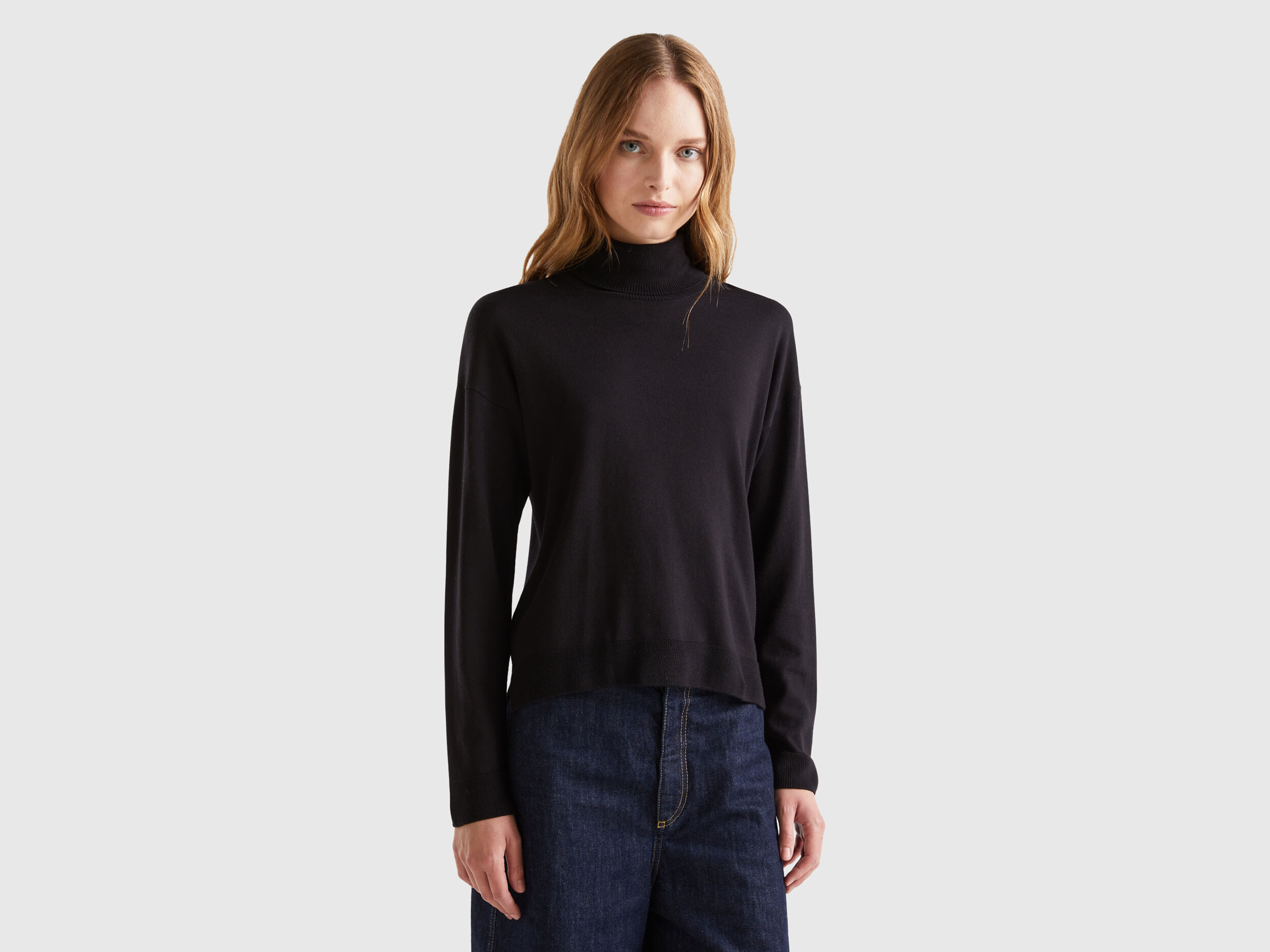 Turtleneck cotton hot sale