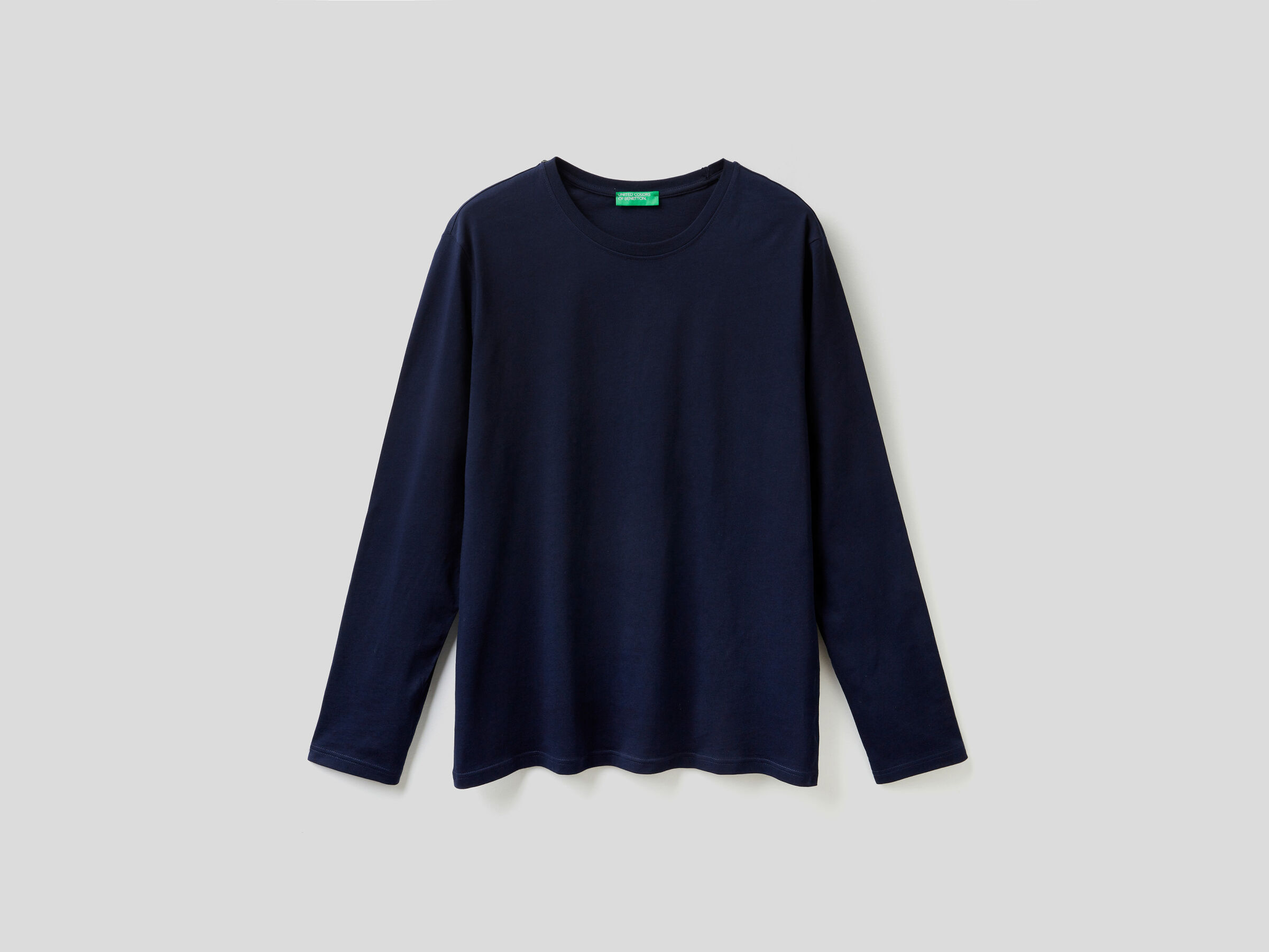 Long sleeve pure cotton t-shirt image number 4