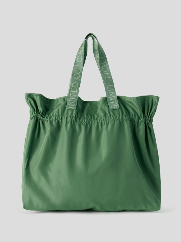 Beach bag in recycled nylon Women