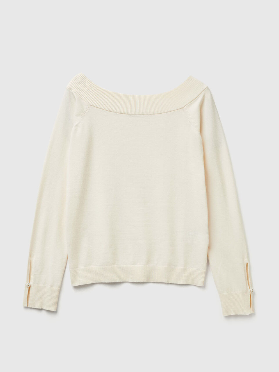 BOAT-NECK SWEAT.L/S Women image number 1