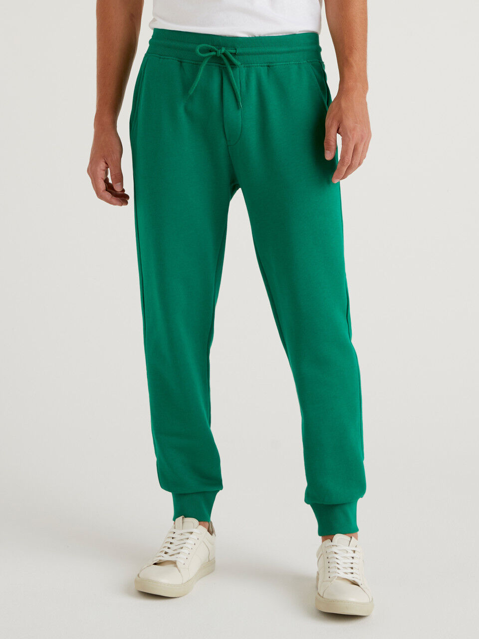 Green and red joggers best sale