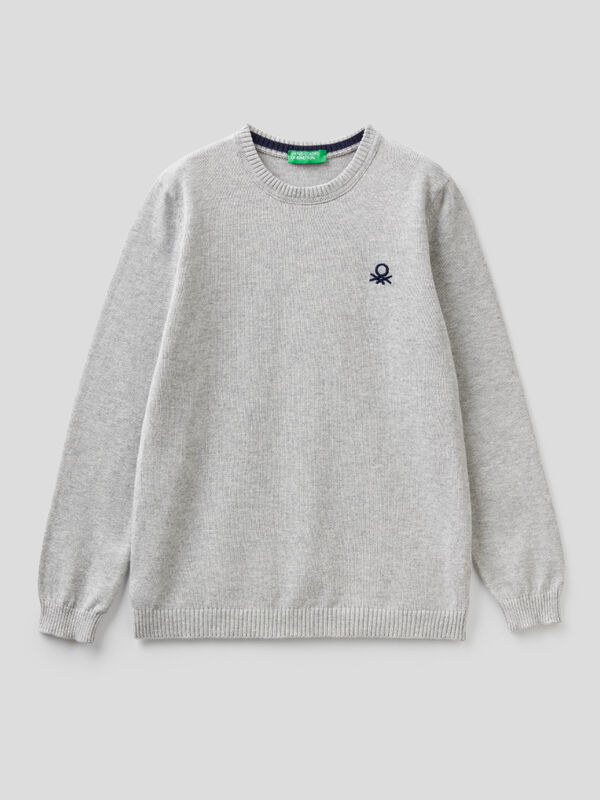 Jersey de algodón puro con logotipo Niño