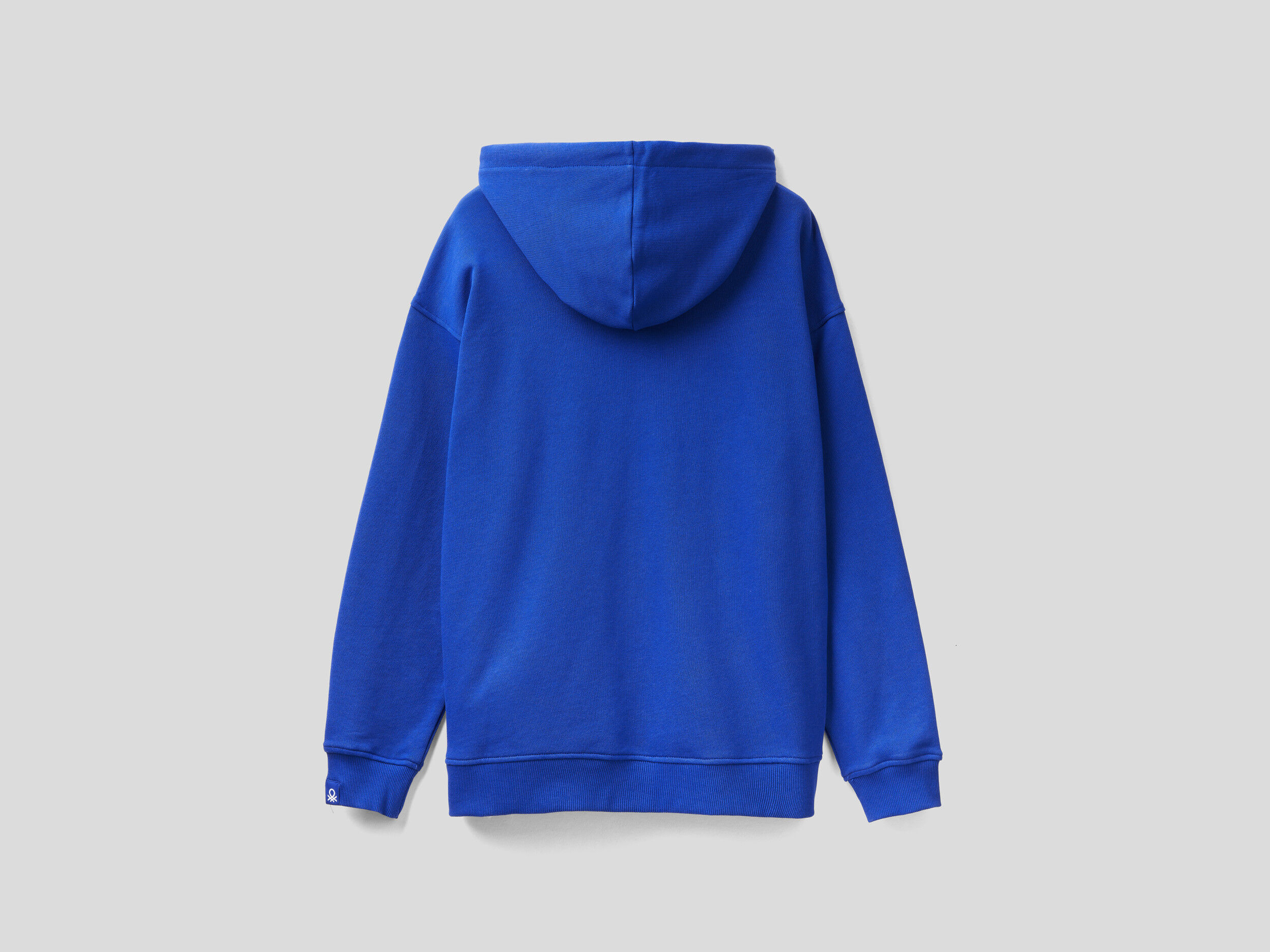 Bright blue zip outlet up hoodie