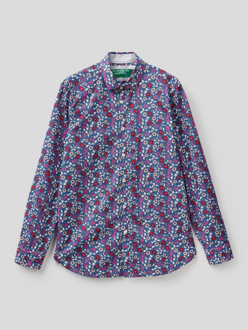 Slim fit printed shirt image number 1