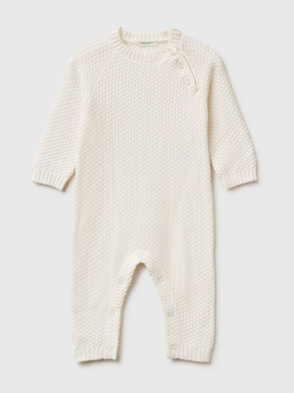 Crew neck knit onesie New Born (0-18 months)