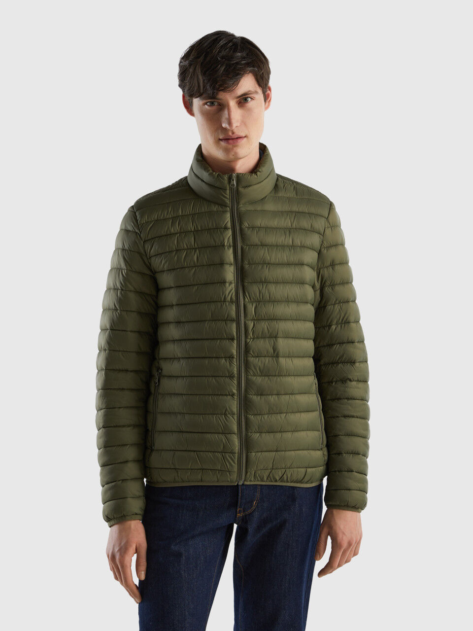 Navy Quilted Puffer Jacket – True Classic