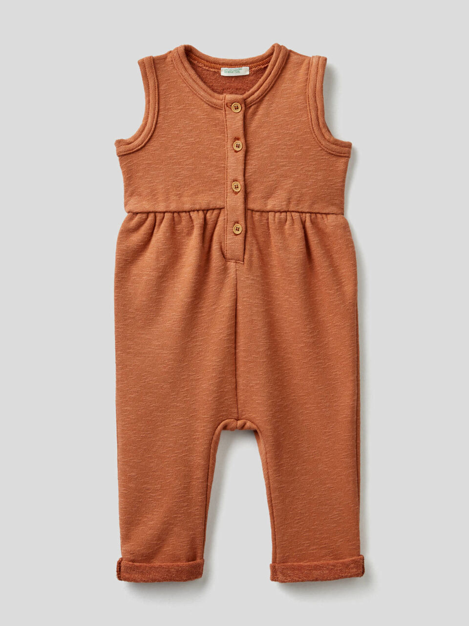 Jumpsuit with gathered waist image number 1
