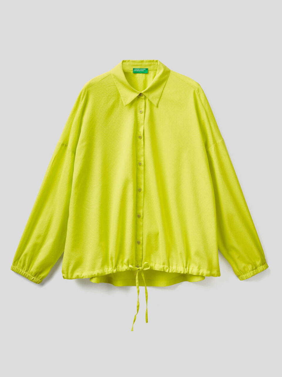 Shirt with drawstring image number 1