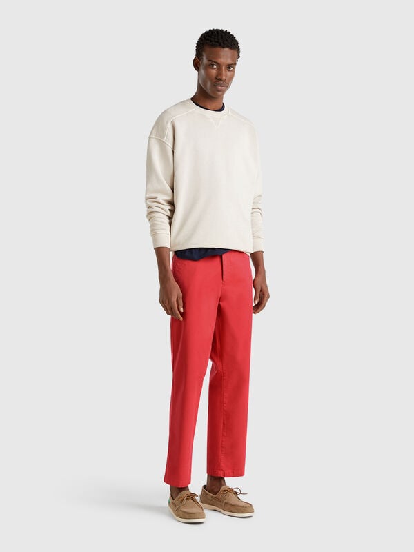 Pantalón chino recto Hombre