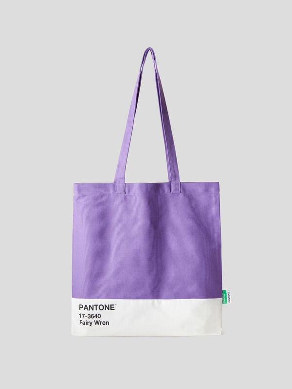 BenettonxPantone™ lilac shopping bag Women