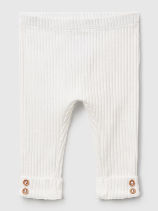 Legging de algodón elástico Recién nacidos