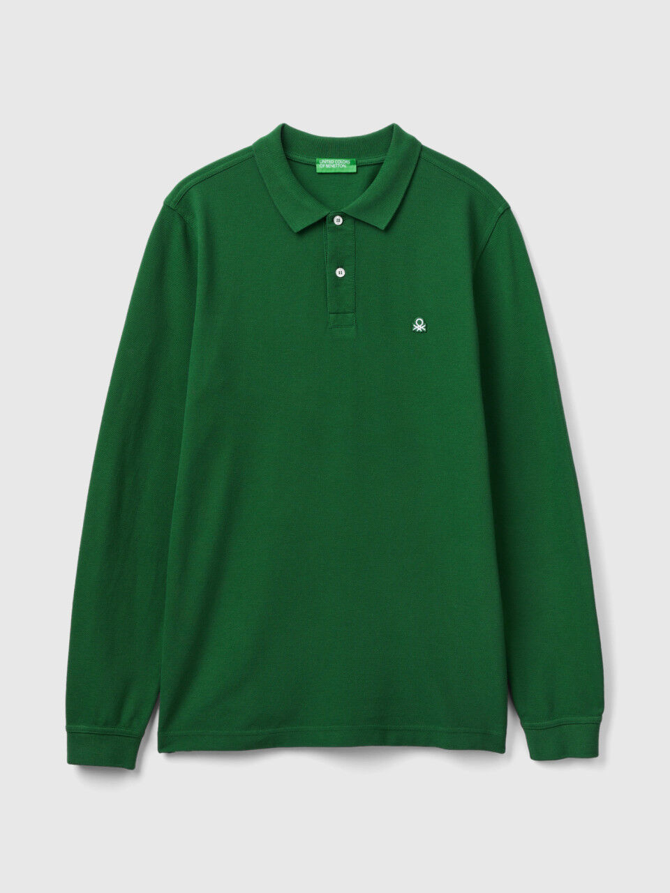 Polo benetton online manica lunga