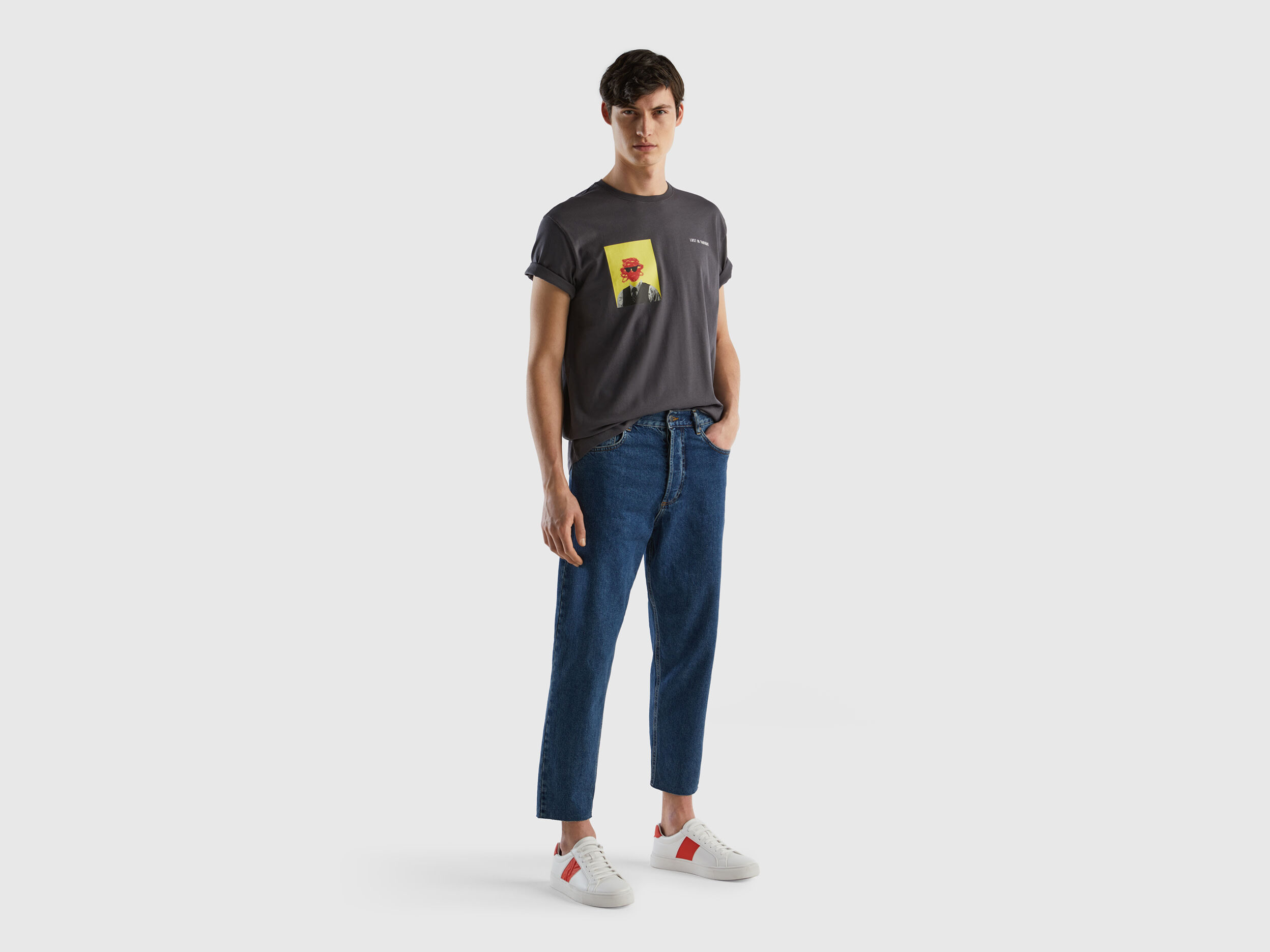 Loose sales crop jeans