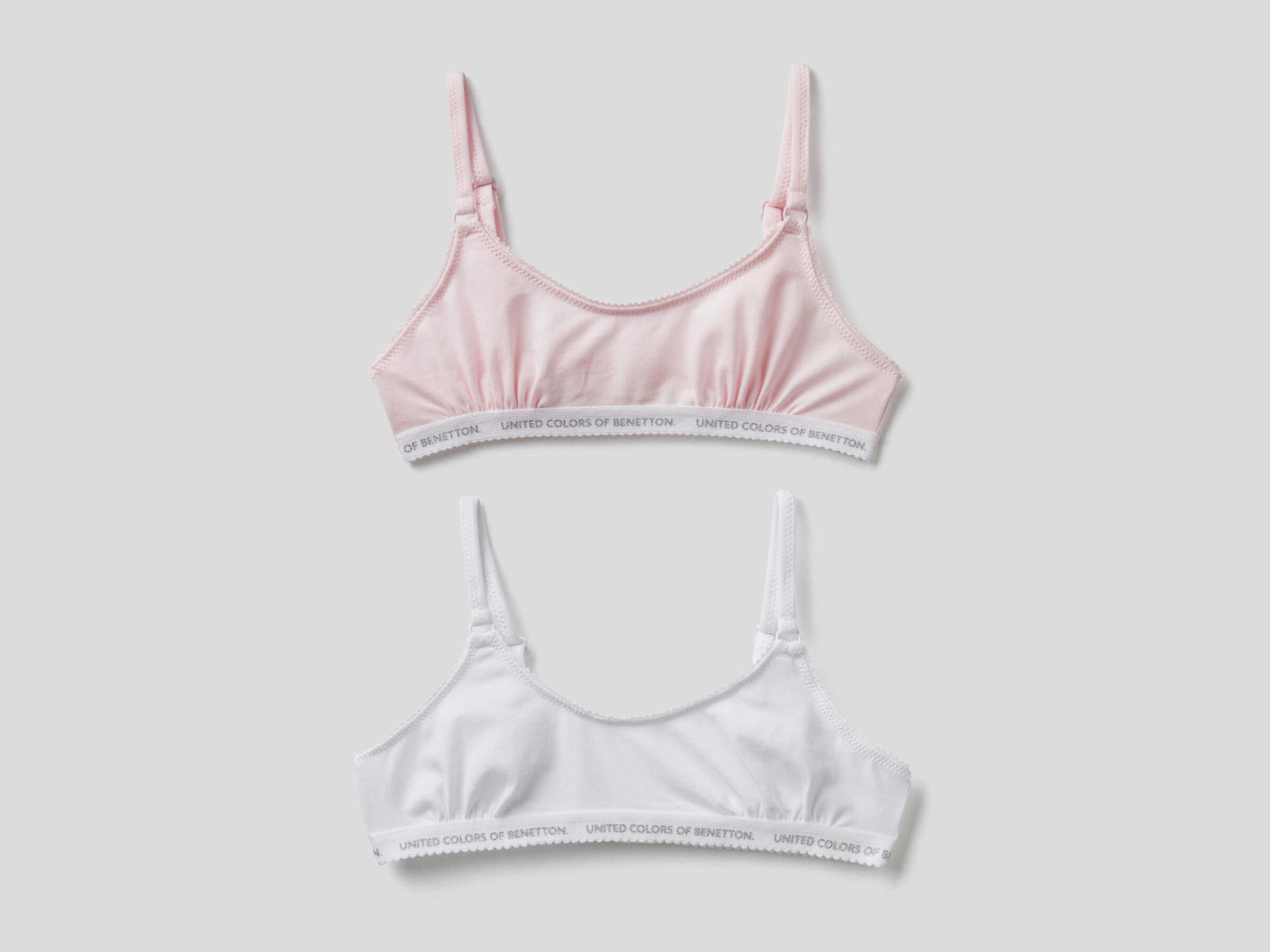 Two bras in stretch cotton image number null