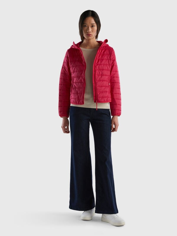 Puffer jacket with recycled wadding Women